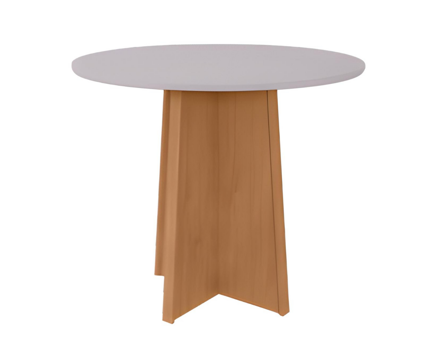 NIRONTEK CELEBRARE TABLE 1.0 ROUND - Modern Chic with Glass Accent
