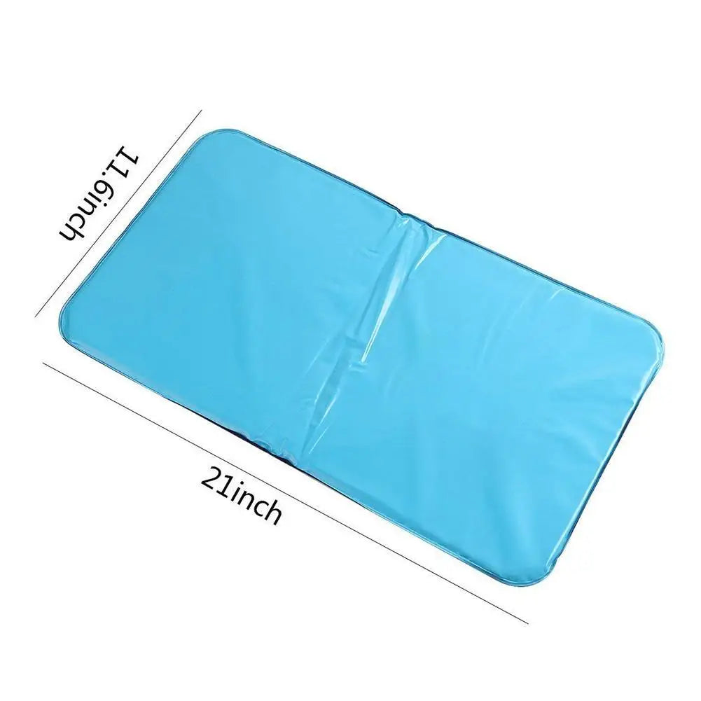 Summer Ice Cold Pillow Massager Therapy Insert PVC Pad Pillow Mat Aid Cooling Gel Chillow Sleeping Pillow Muscle Relief Tool