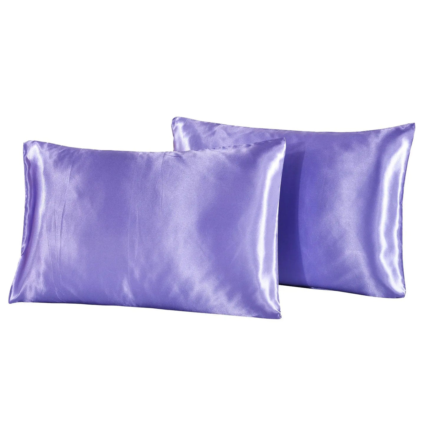 1Pc Queen Satin Silk Pillowcase Pillow Case Cover Home Bedding Smoothy Pillow Rectangle Bedding Pillow