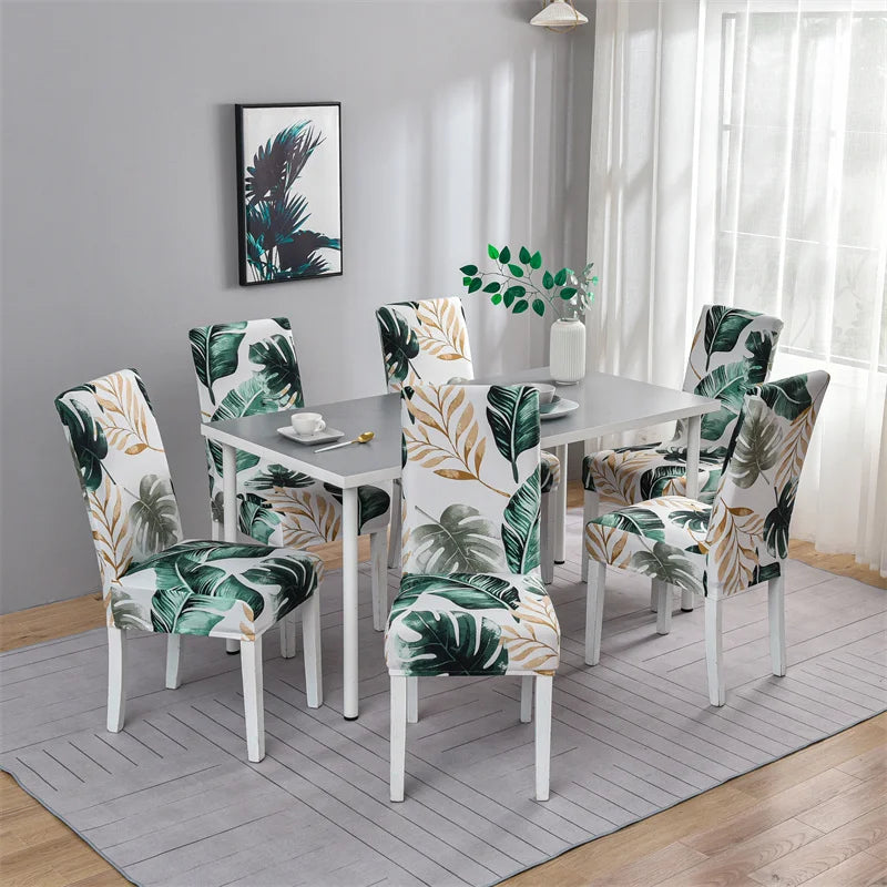 stretch covers floral printed stretch chair cover for dining room office banquet chair protector elastic material armchair cover