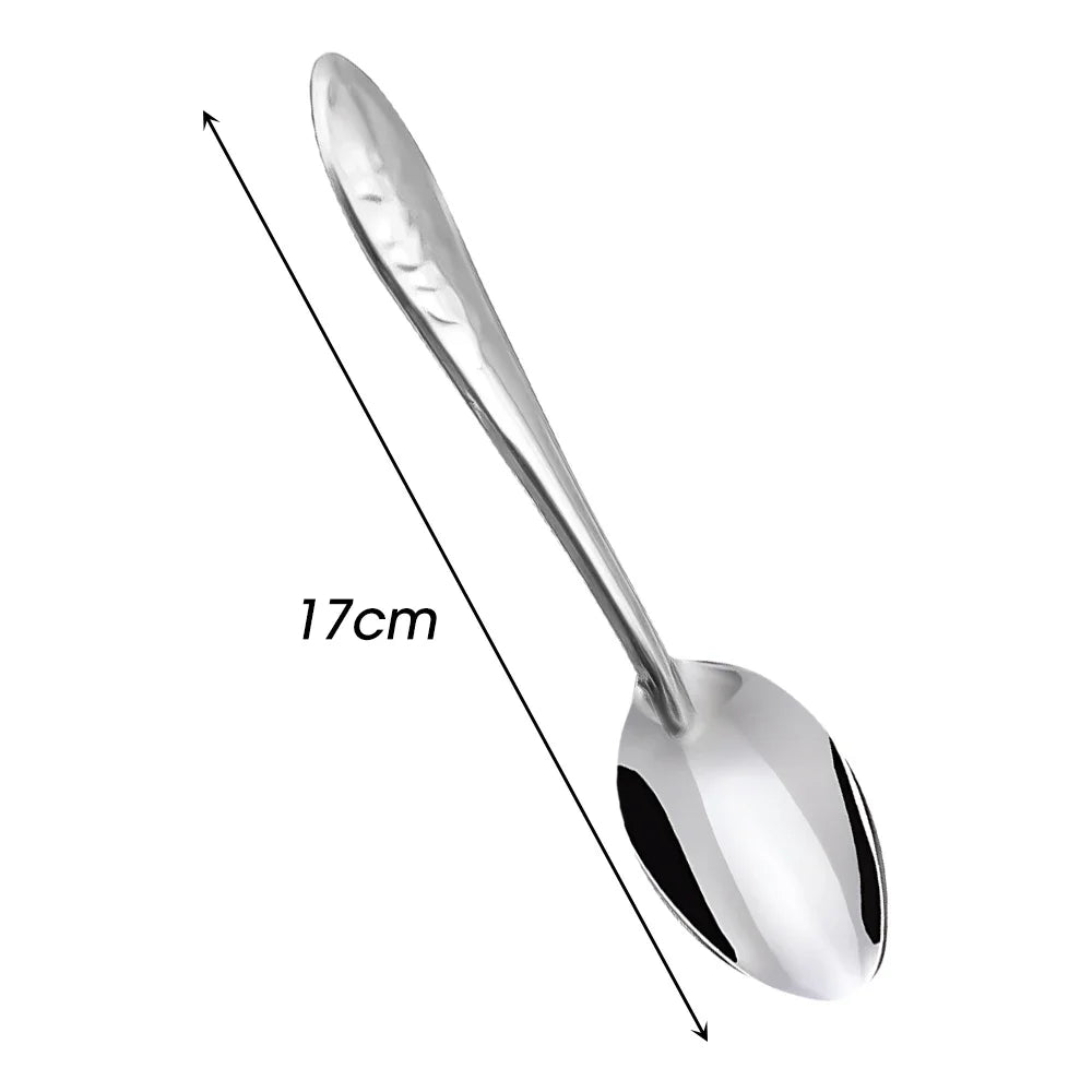 5/10Pcs Stainless Steel Spoon Ramen Noodles Tablespoons Scoop Rice Salad Stirring Scoop Home Kitchen Tableware Cooking Utensils