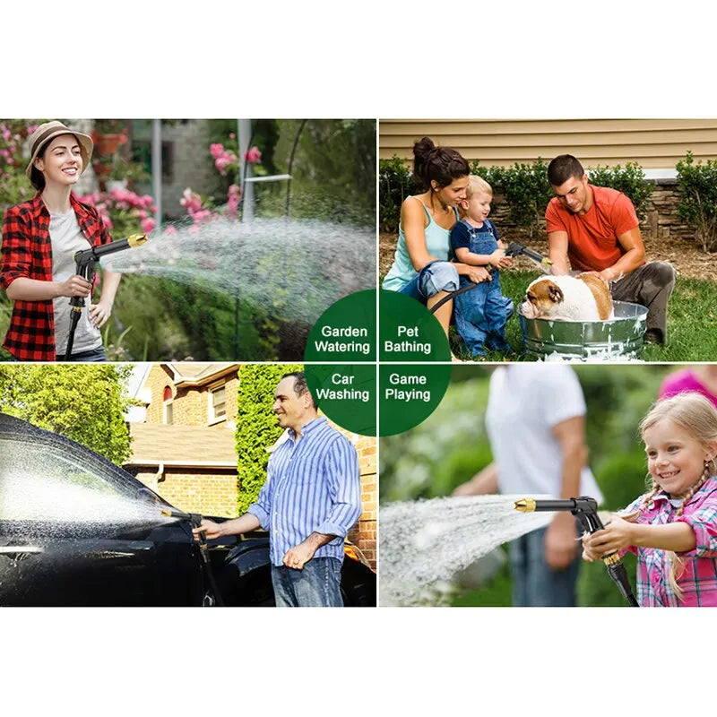 High Quality Flexible Expandable Garden Hose High Pressure Nozzle Spraye Washer Gun Car Wash Hose Expandable Garden Water Hose