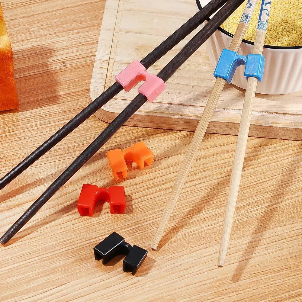 6/1PCS Reusable Chopstick Helpers Training Chinese Chopstick Holder For Children Beginner Trainers or Learner Kitchen Tableware