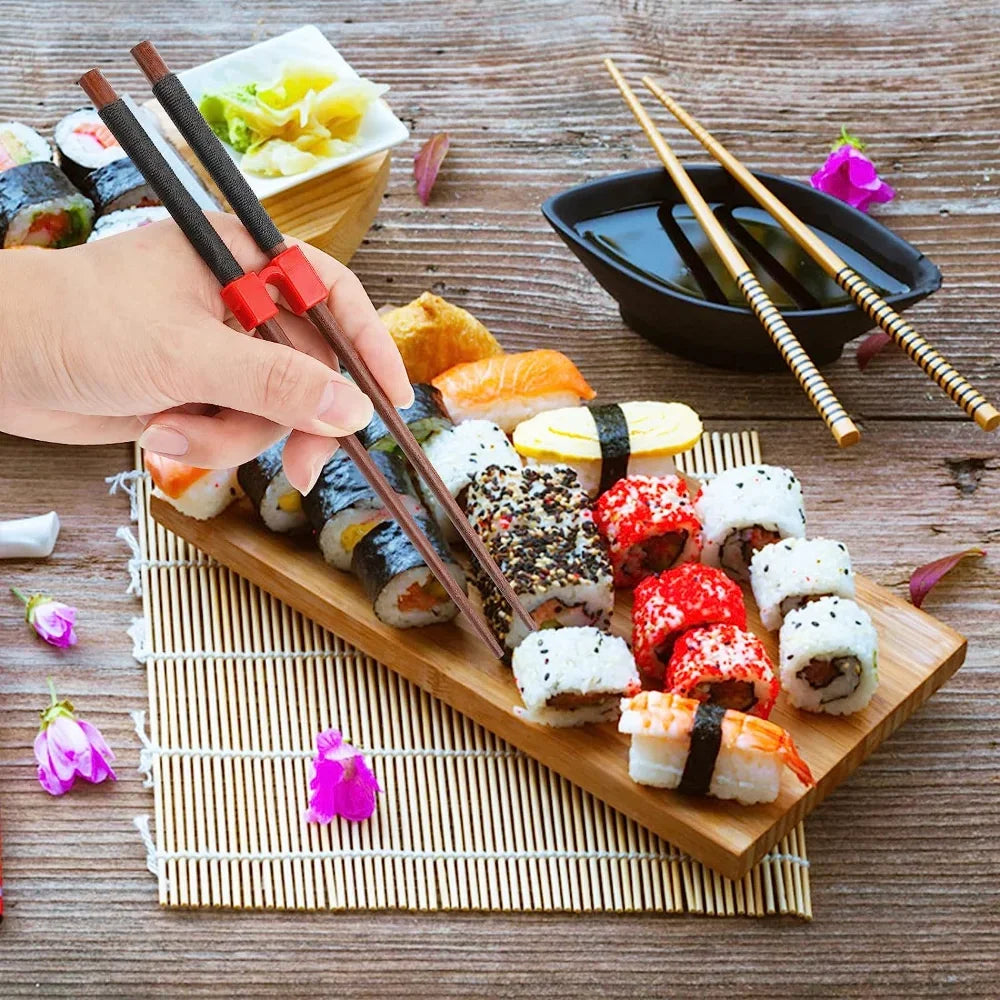 6/1PCS Reusable Chopstick Helpers Training Chinese Chopstick Holder For Children Beginner Trainers or Learner Kitchen Tableware