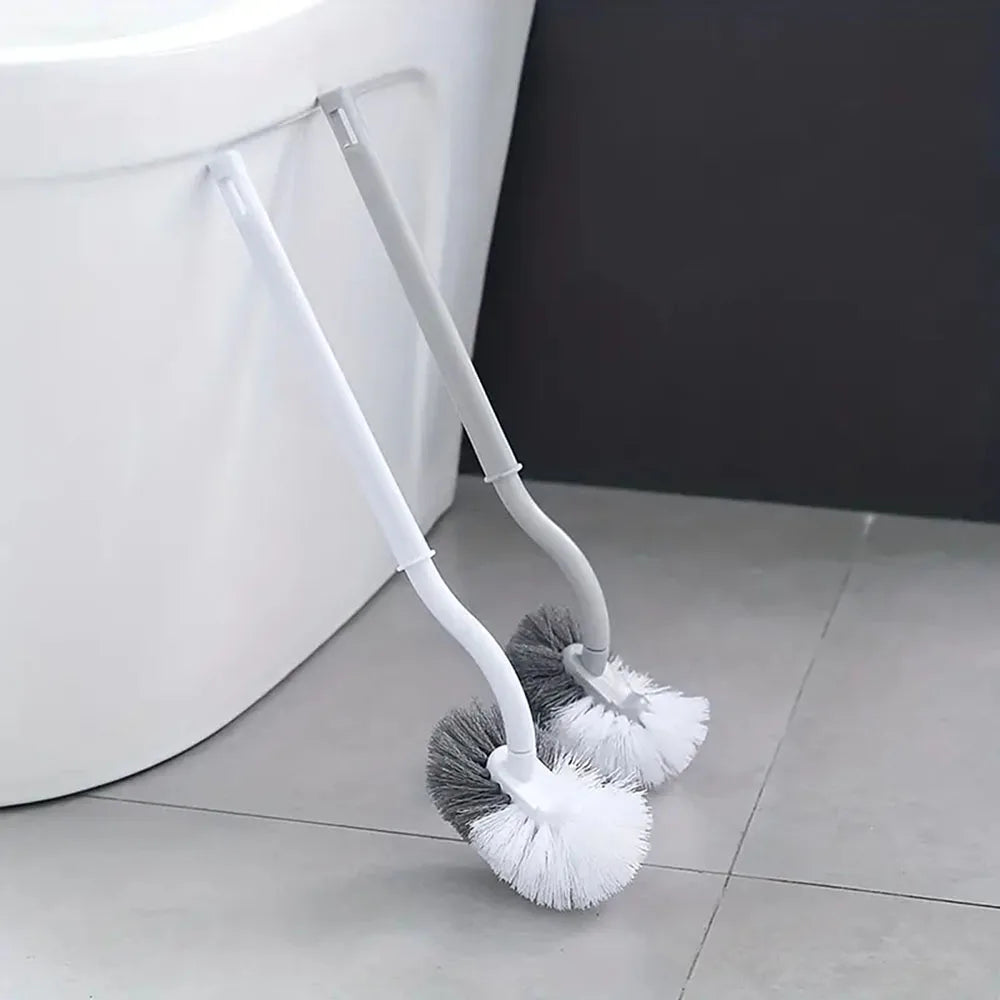 Long Handle Toilet Brush Space Saving Toilet Cleaning Tool For Indoors