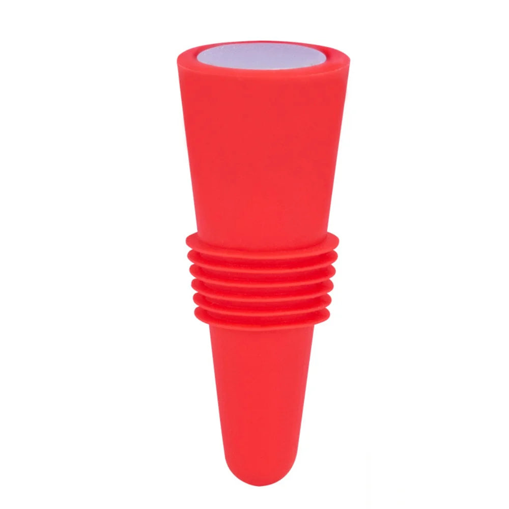 1/3/5PCS Silicone Wine Bottle Stopper Beer Stopper Cork Sparkling Leak Proof Champagne Bottle Sealer Stoppers Wine Bar