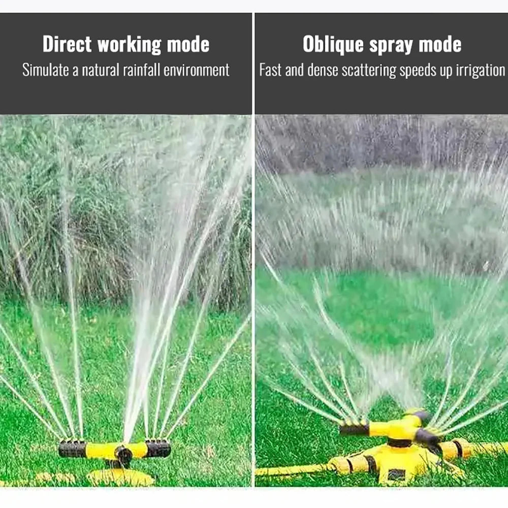 360 Degree Automatic Rotating Garden Lawn Sprinkler Yard Garden Large Area Coverage Water Sprinkler Irrigation Water Sprayer