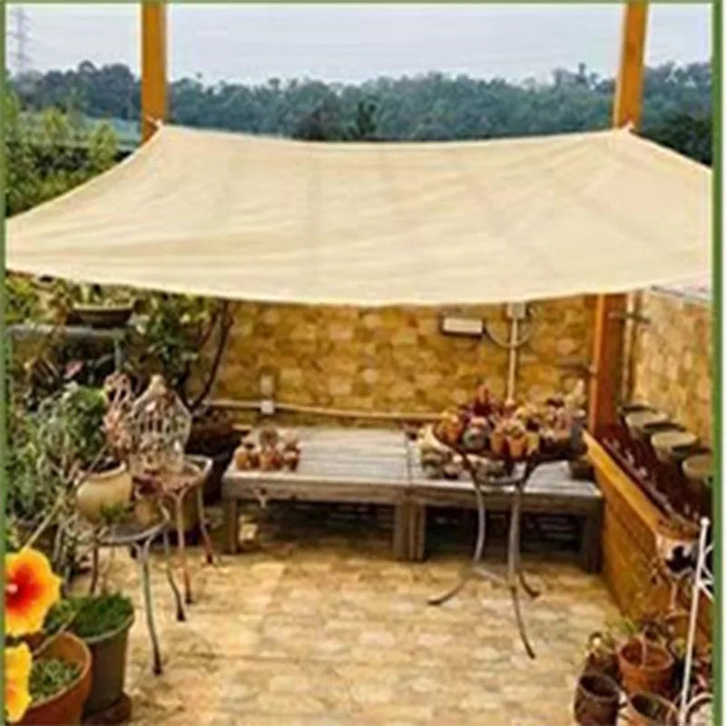 HDPE Sunshade Net for Garden, UV Protection, Outdoor Pergola, Sun Cover, Pool Awning, Plant Shed Sail, 90% Shading