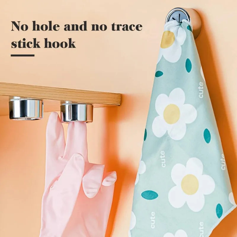 Nirontek Non-Punching Towel Hook Dishcloth Holder