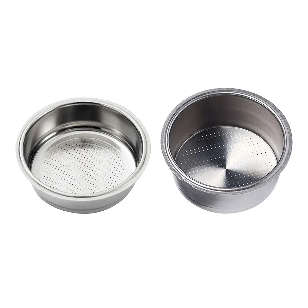 51mm Stainless Steel Coffee Filter Basket 1/2 Cup Espresso Machine Dripper Portafilter Coffee Maker Strainer Coffee Puck Screen