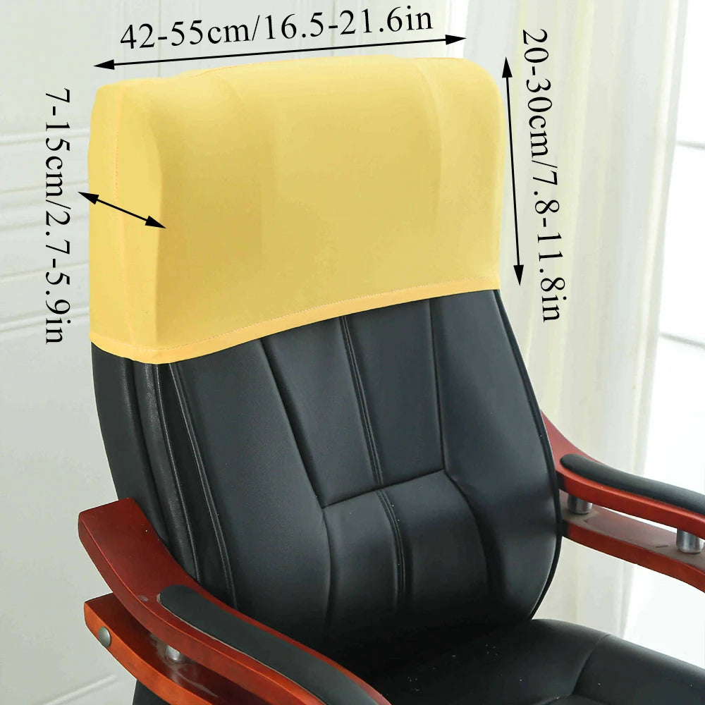 Elastic Office Chair Backrest Cover Chair Back Protector Dust-proof Backrest Slipcover Chair Back Covers Chair Head Cover