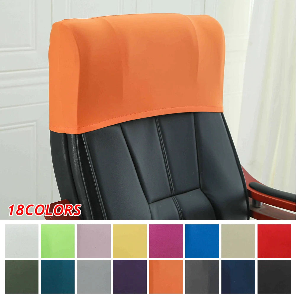 Elastic Office Chair Backrest Cover Chair Back Protector Dust-proof Backrest Slipcover Chair Back Covers Chair Head Cover