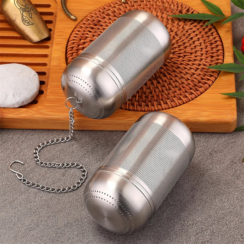 Tea Strainer Stainless Steel Tea Infuser Tea Leaves Spice Seasoning Ball Strainer Teapot Fine Mesh Coffee Filter Teaware