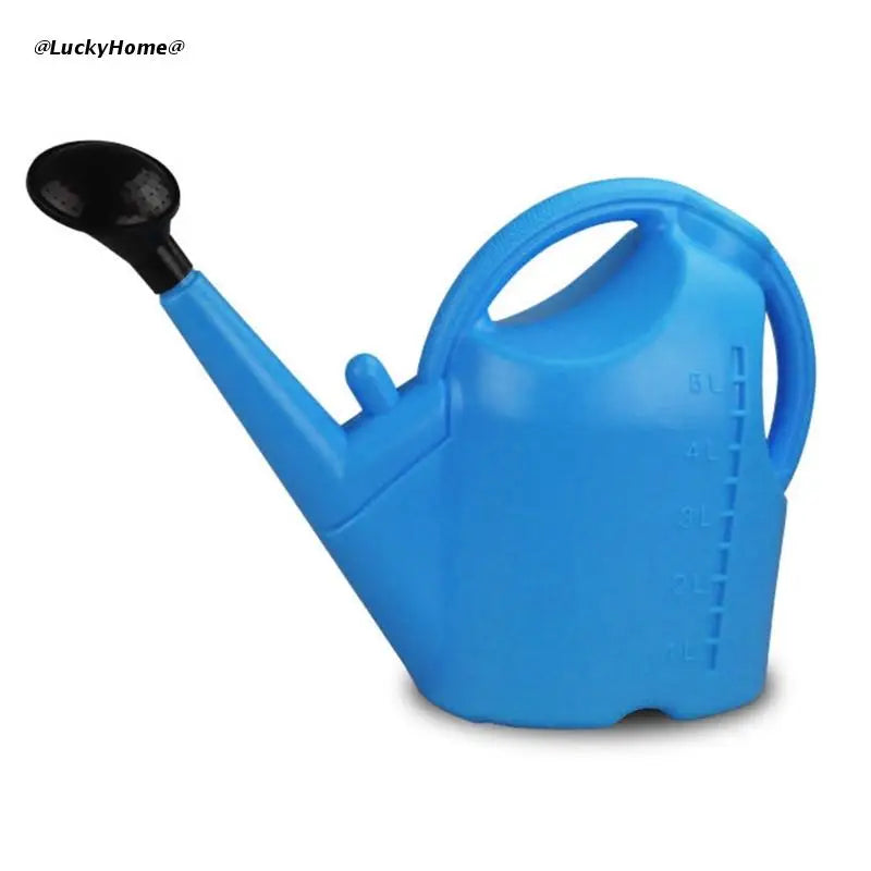 Large Capacity 5L Watering Can Long Spout Portable Manual Irrigation Small Spray Bottle Thickening Plant Watering Pot