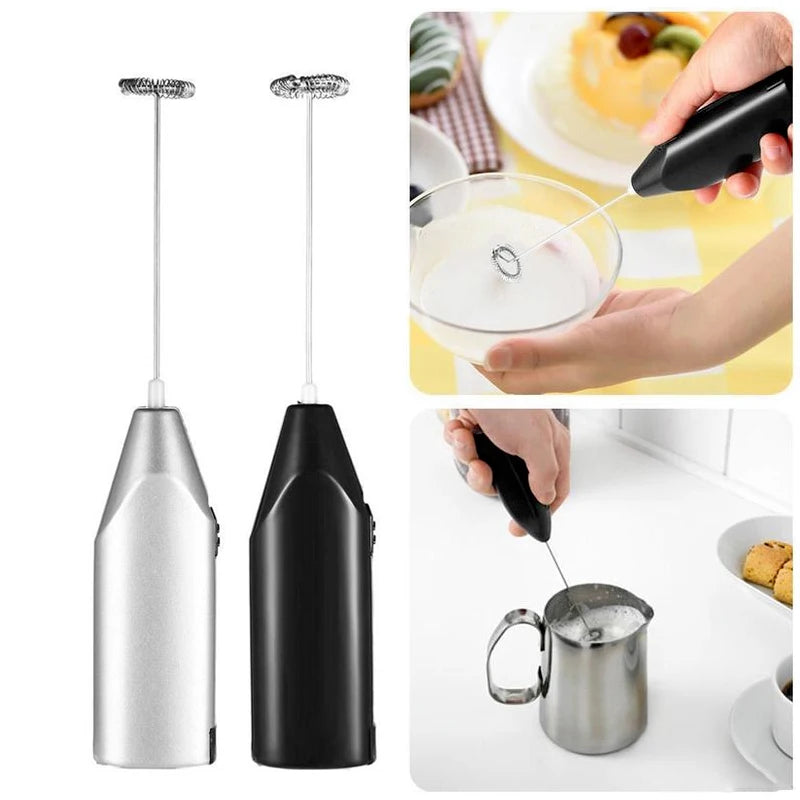 Electric Mini Milk Frother Foamer Coffee Whisk Mixer Blender Handle Wireless Egg Beater Stirrer Cappuccino Maker Cooking Home