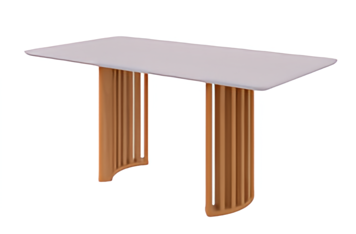 NIORNTEK ALYS Table - 1.20m: Chic Simplicity, Glass-Free!